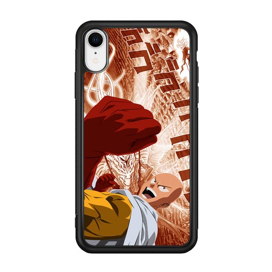 One Punch Man Spirit Shout iPhone XR Case