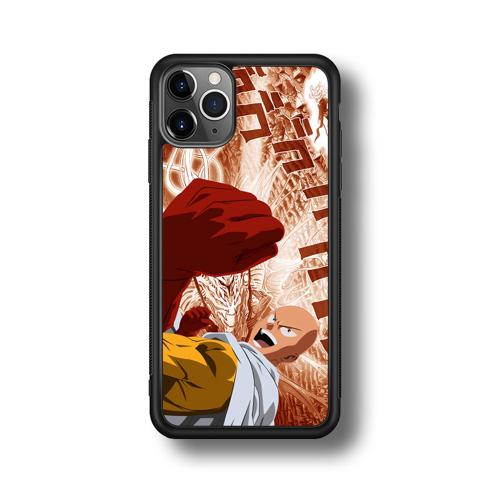 One Punch Man Spirit Shout iPhone 11 Pro Case