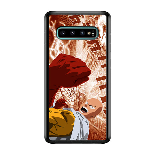 One Punch Man Spirit Shout Samsung Galaxy S10 Plus Case