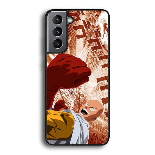 One Punch Man Spirit Shout Samsung Galaxy S21 Plus Case - Carneyforia
