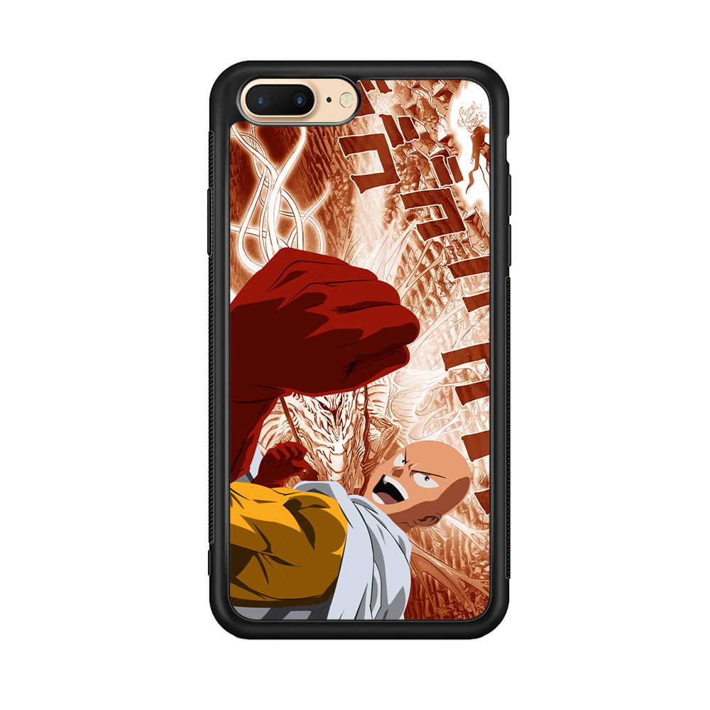 One Punch Man Spirit Shout iPhone 8 Plus Case