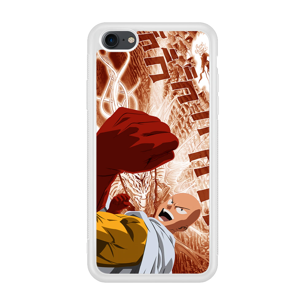 One Punch Man Spirit Shout iPhone 8 Case