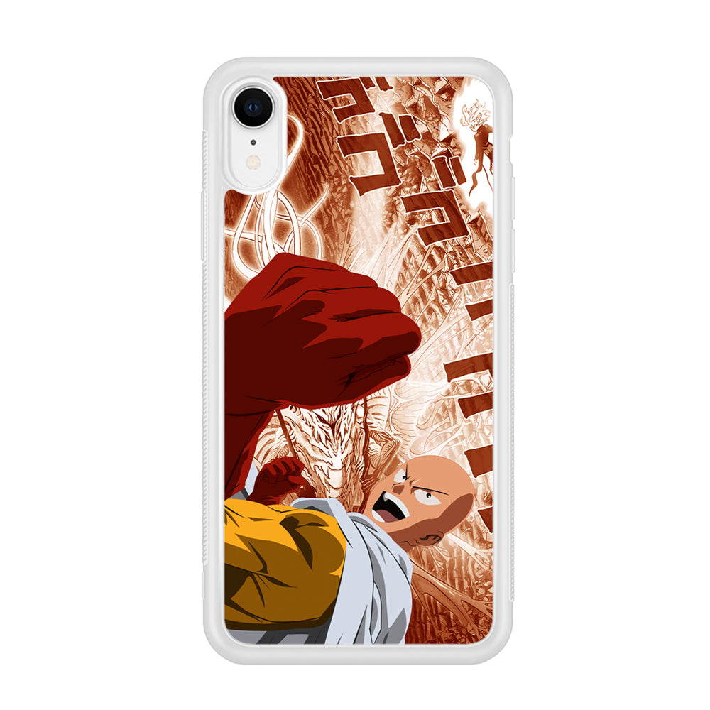 One Punch Man Spirit Shout iPhone XR Case
