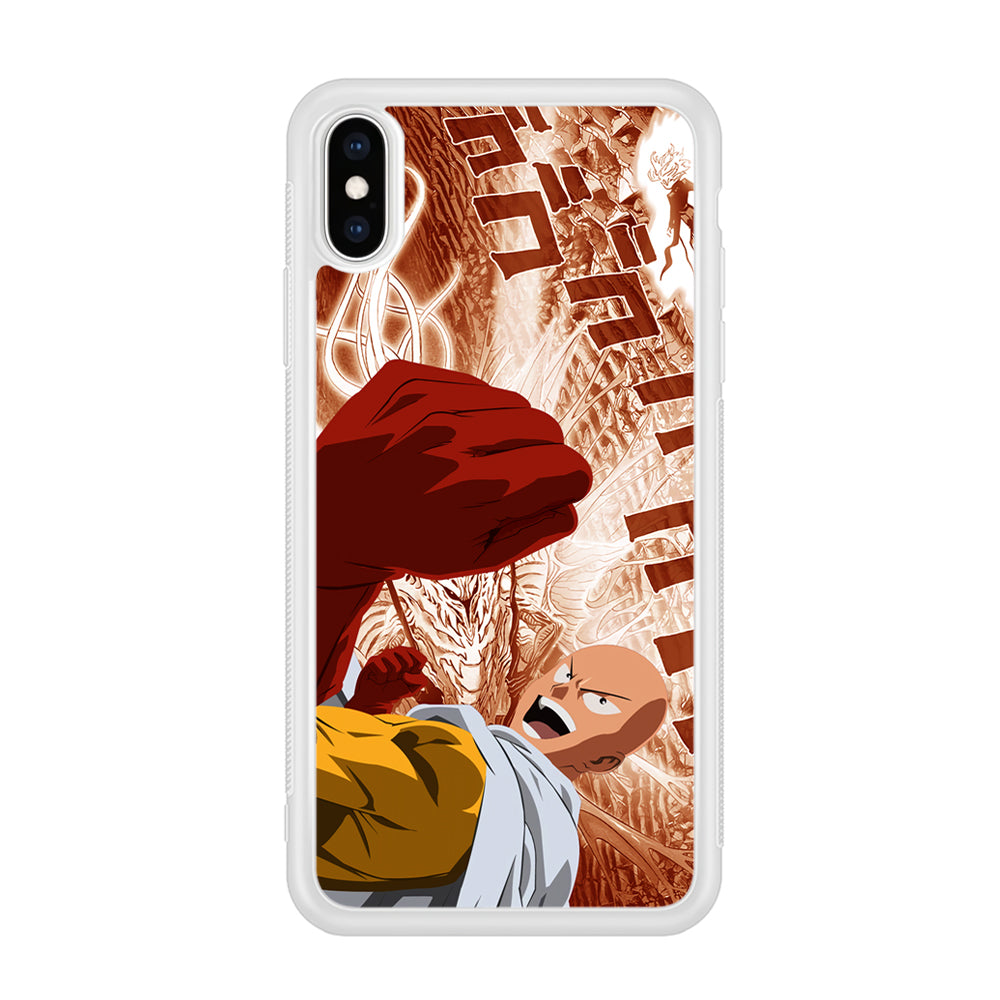 One Punch Man Spirit Shout iPhone XS Case