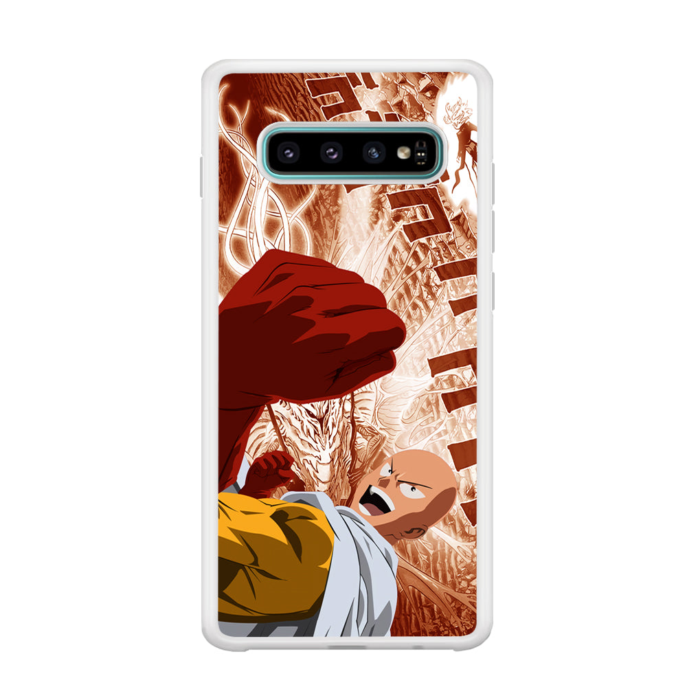 One Punch Man Spirit Shout Samsung Galaxy S10 Case