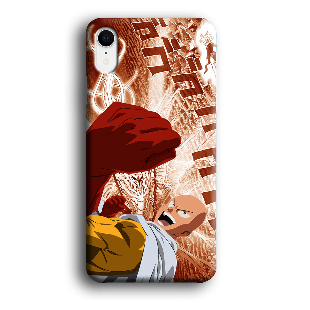 One Punch Man Spirit Shout iPhone XR Case