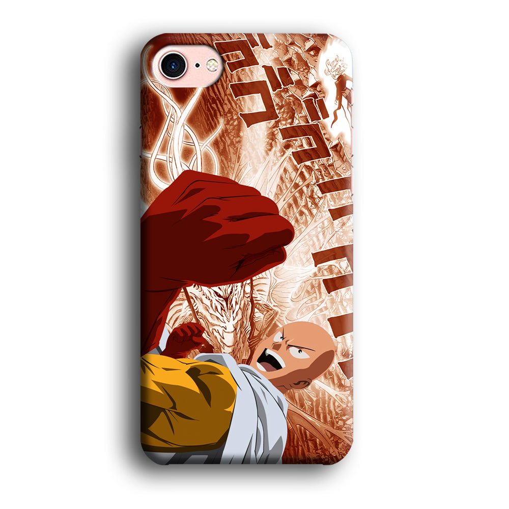 One Punch Man Spirit Shout iPhone 8 Case