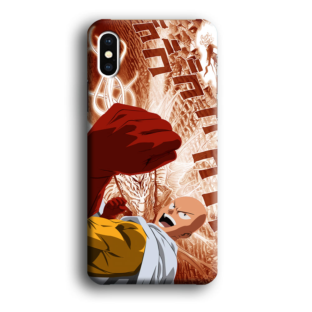 One Punch Man Spirit Shout iPhone XS Case