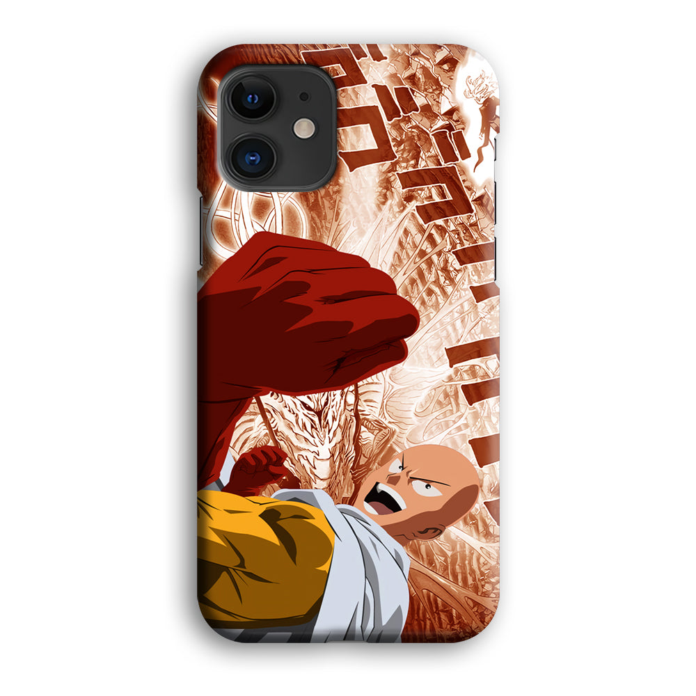 One Punch Man Spirit Shout iPhone 12 Case