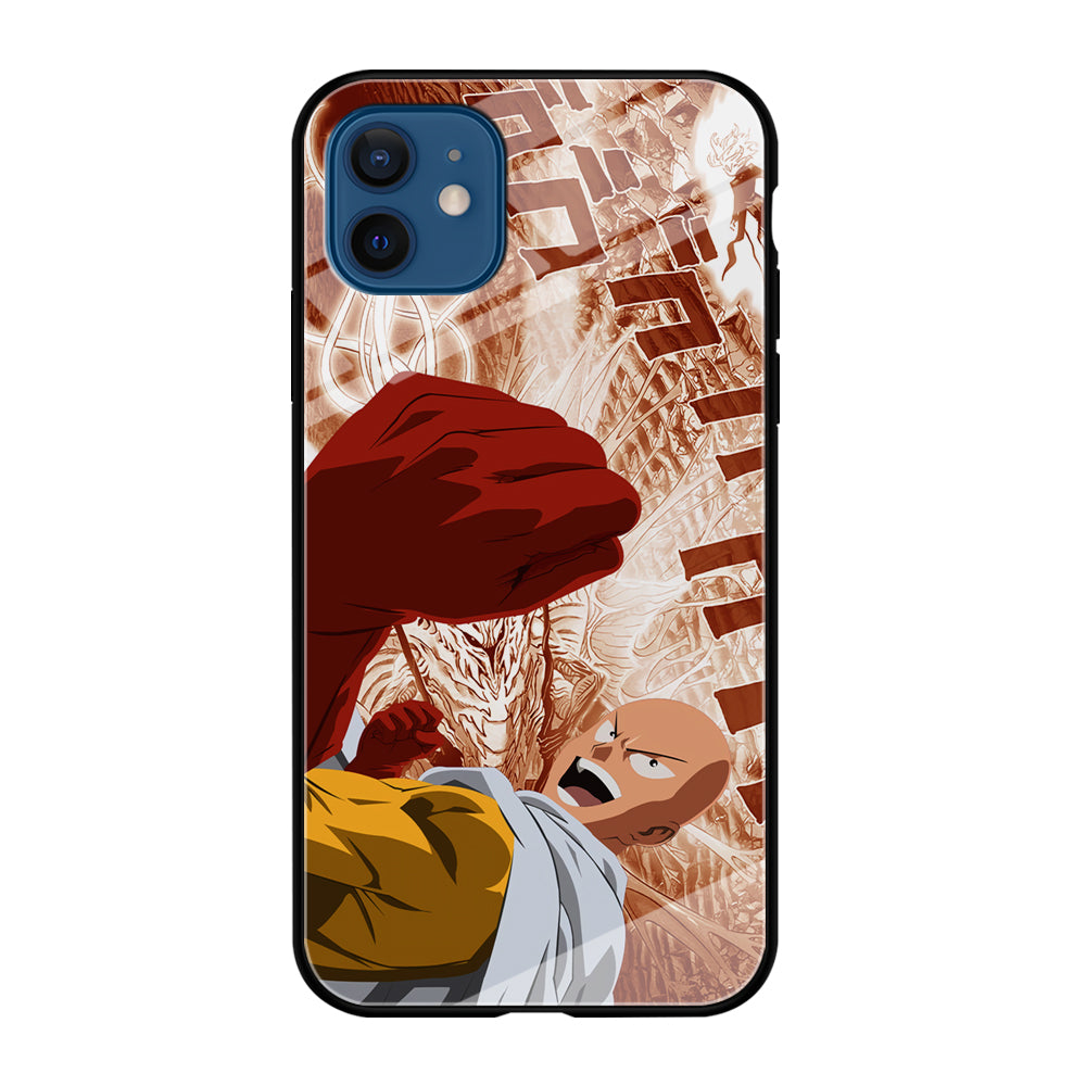 One Punch Man Spirit Shout iPhone 12 Case