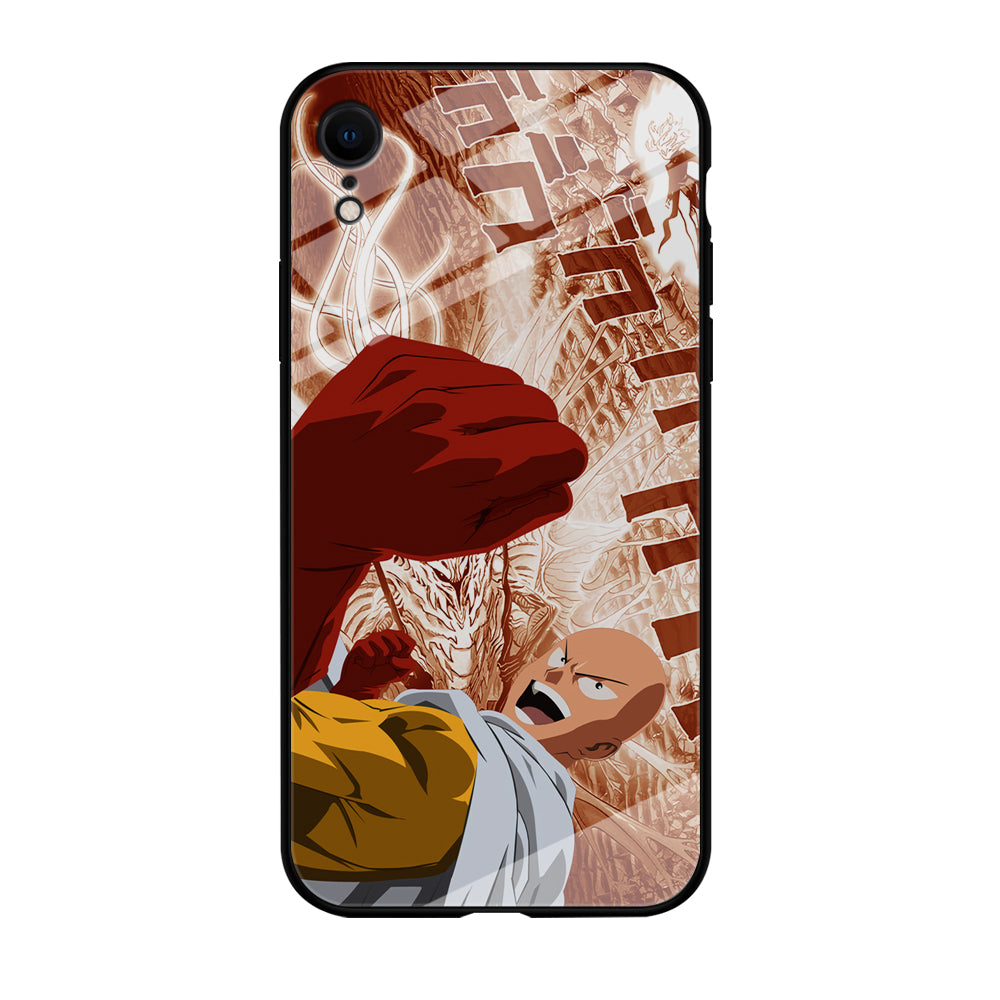 One Punch Man Spirit Shout iPhone XR Case