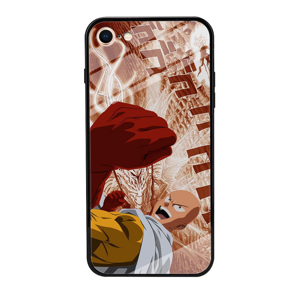 One Punch Man Spirit Shout iPhone 8 Case