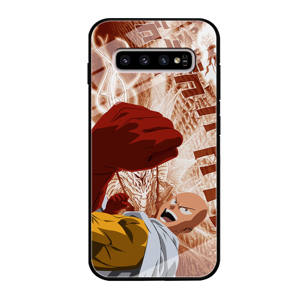 One Punch Man Spirit Shout Samsung Galaxy S10 Case