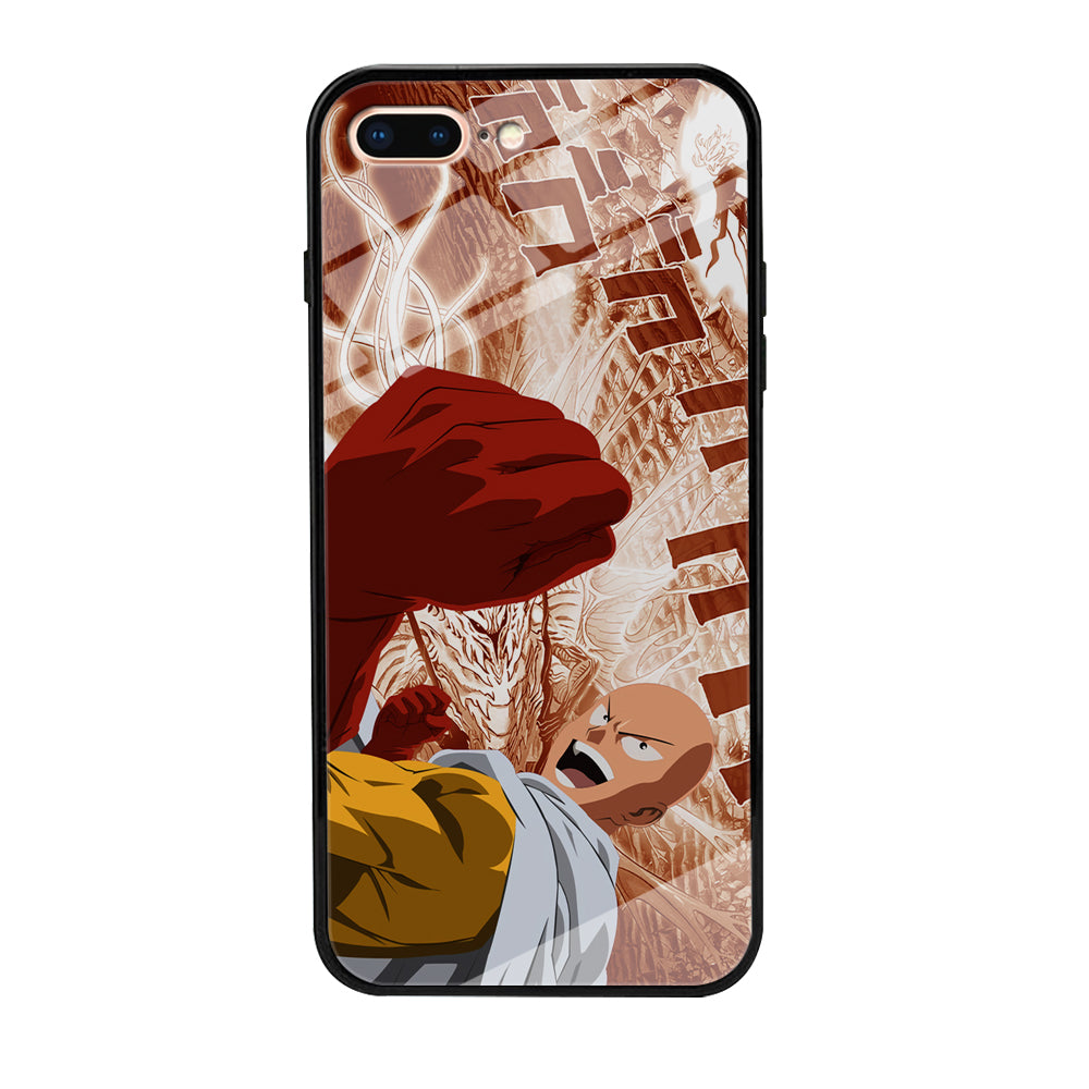 One Punch Man Spirit Shout iPhone 8 Plus Case