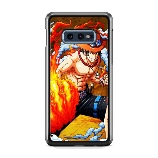One Piece Ace Power Samsung Galaxy S10E Case