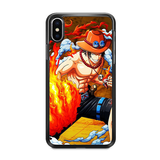 One Piece Ace Power iPhone X Case