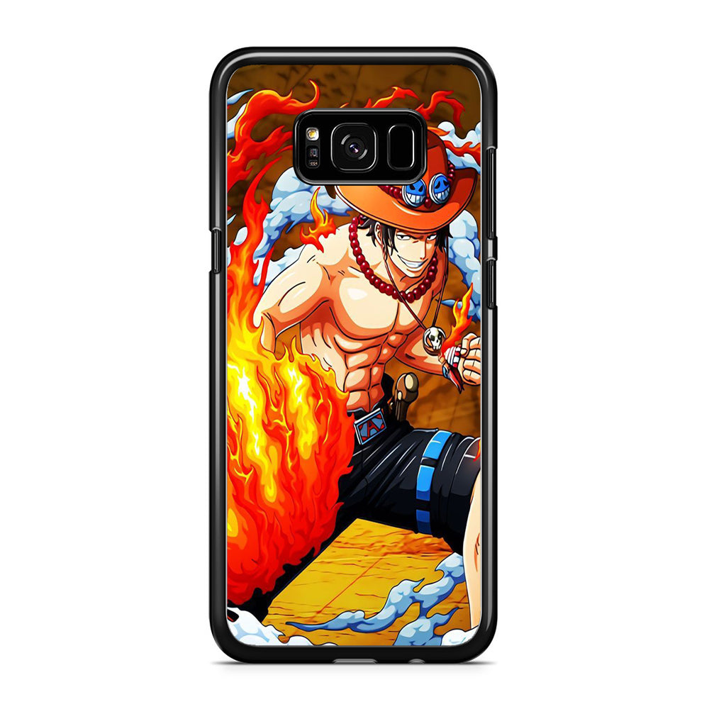 One Piece Ace Power Samsung Galaxy S8 Case