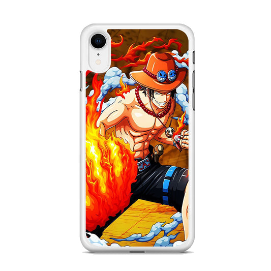 One Piece Ace Power iPhone XR Case