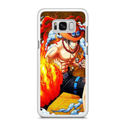 One Piece Ace Power Samsung Galaxy S8 Case
