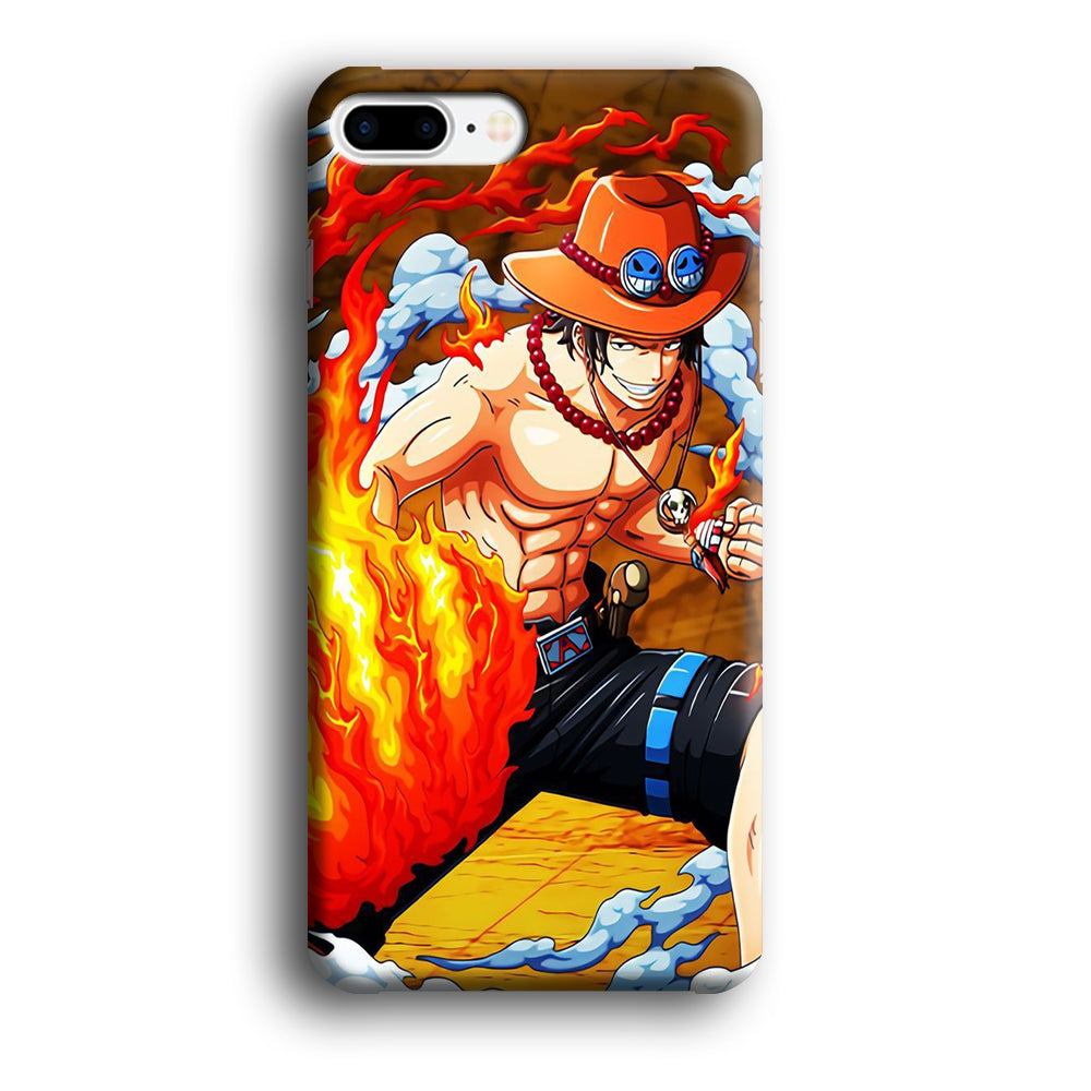 One Piece Ace Power iPhone 7 Plus Case