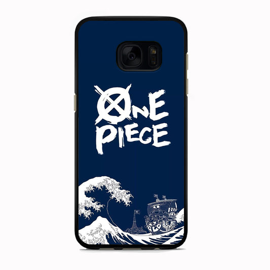 One Piece Symbol Samsung Galaxy S7 Case Rubber Black (2D Case)