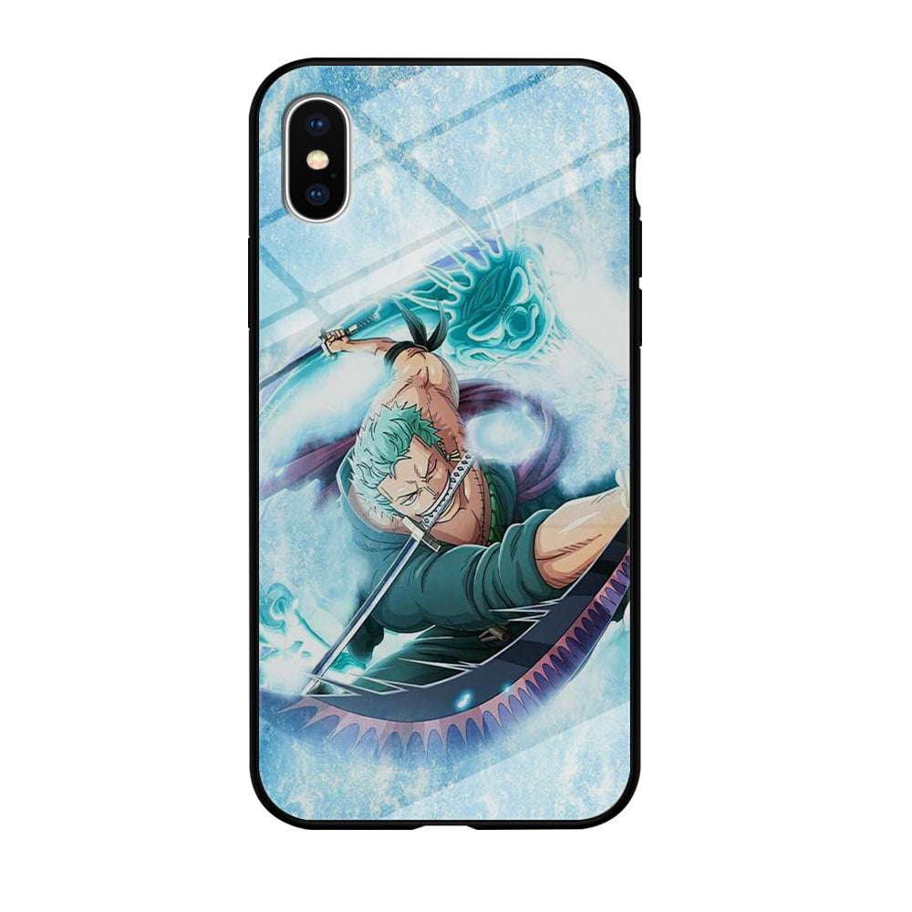 One Piece Zoro Battle Style iPhone XS Case