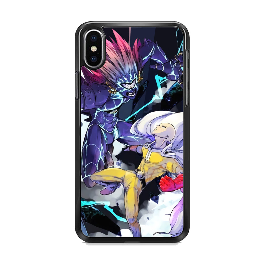 One Punch Man Boros Fight iPhone X Case