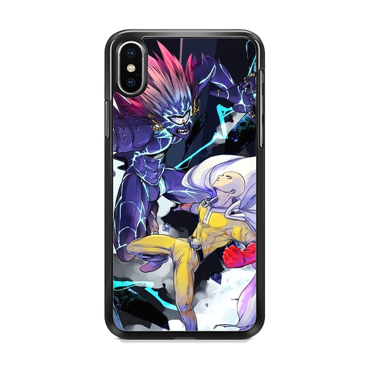 One Punch Man Boros Fight iPhone X Case