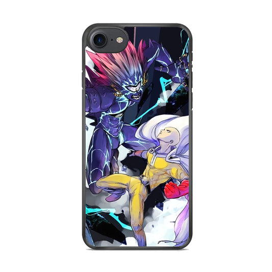 One Punch Man Boros Fight iPhone 8 Case