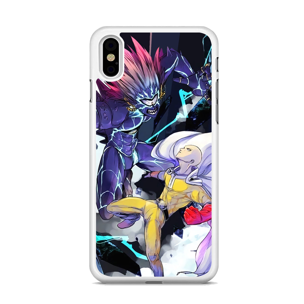 One Punch Man Boros Fight iPhone X Case