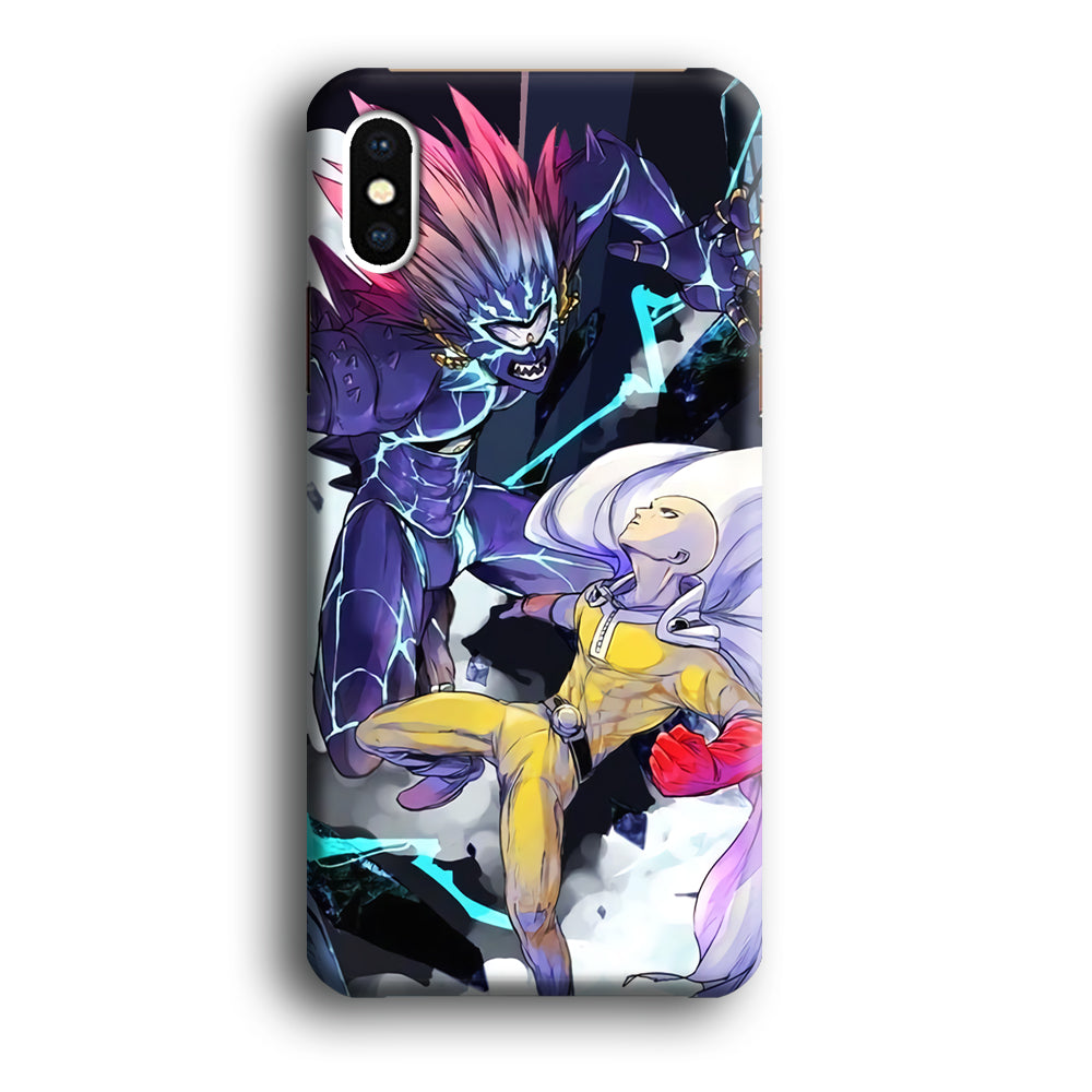 One Punch Man Boros Fight iPhone X Case