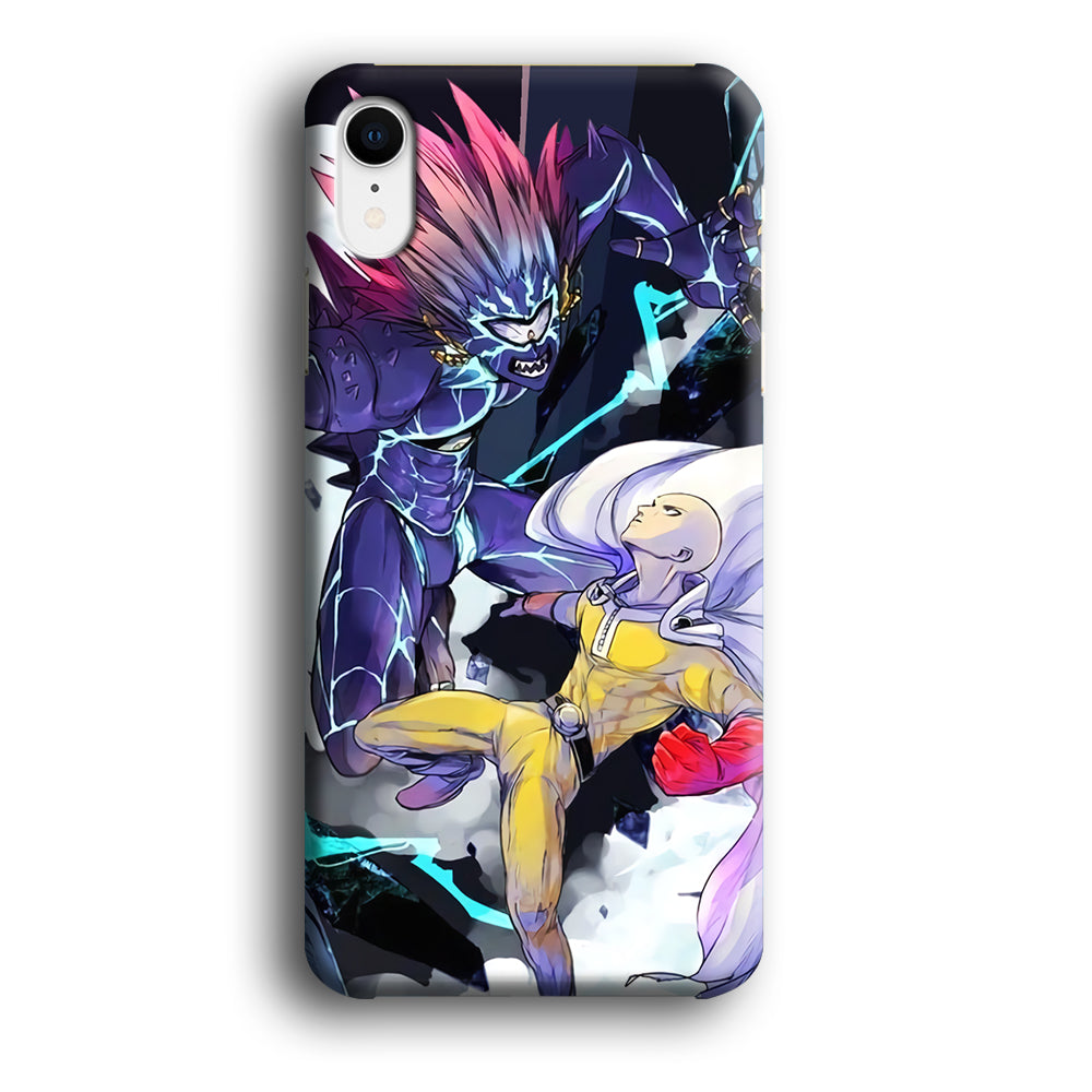 One Punch Man Boros Fight iPhone XR Case
