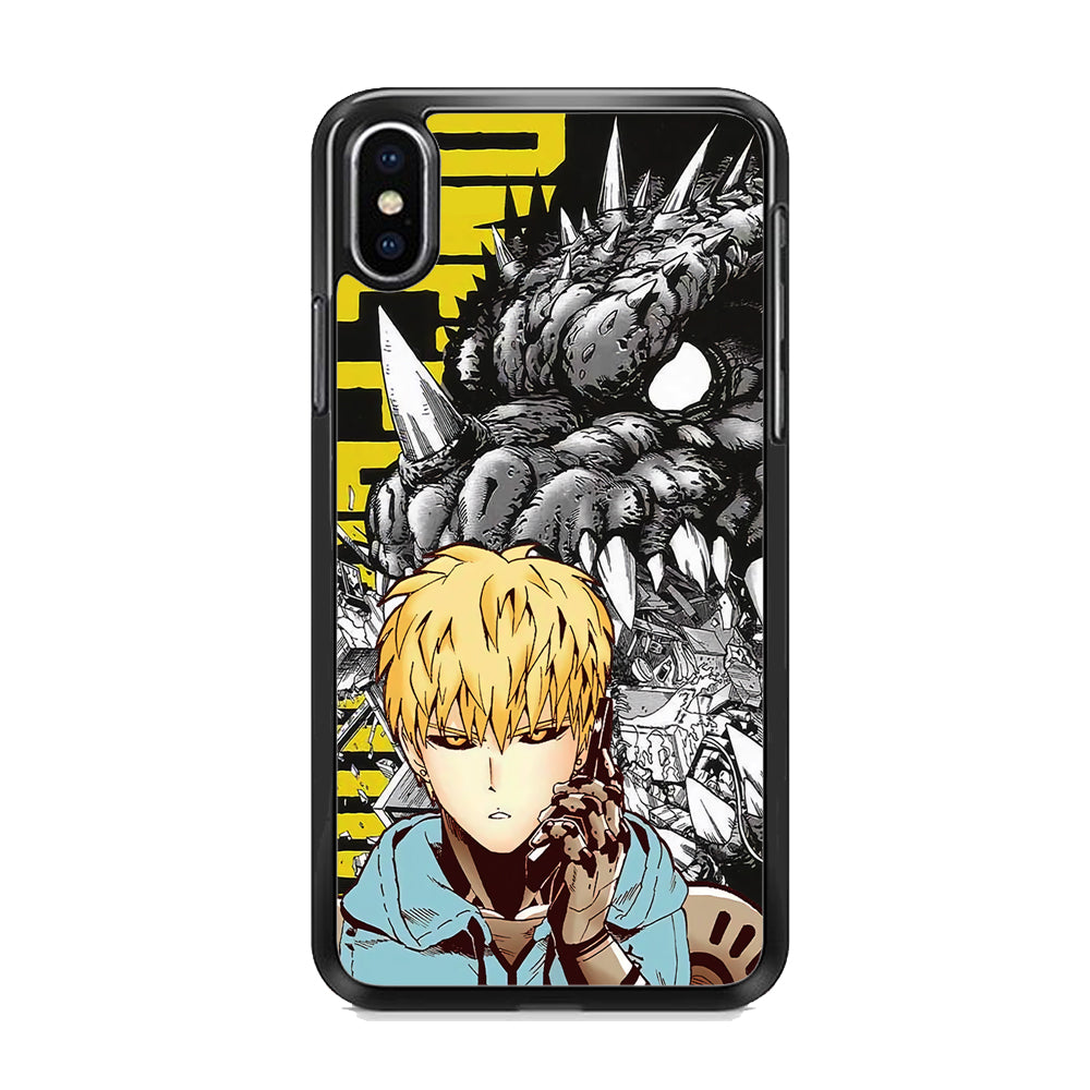 One Punch Man Genos Call Scene iPhone X Case