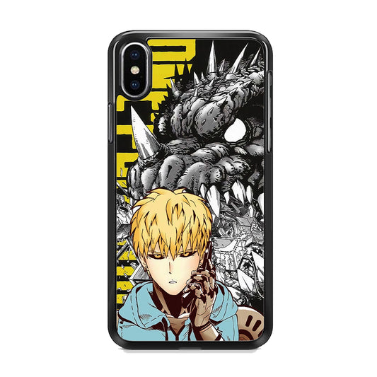 One Punch Man Genos Call Scene iPhone X Case