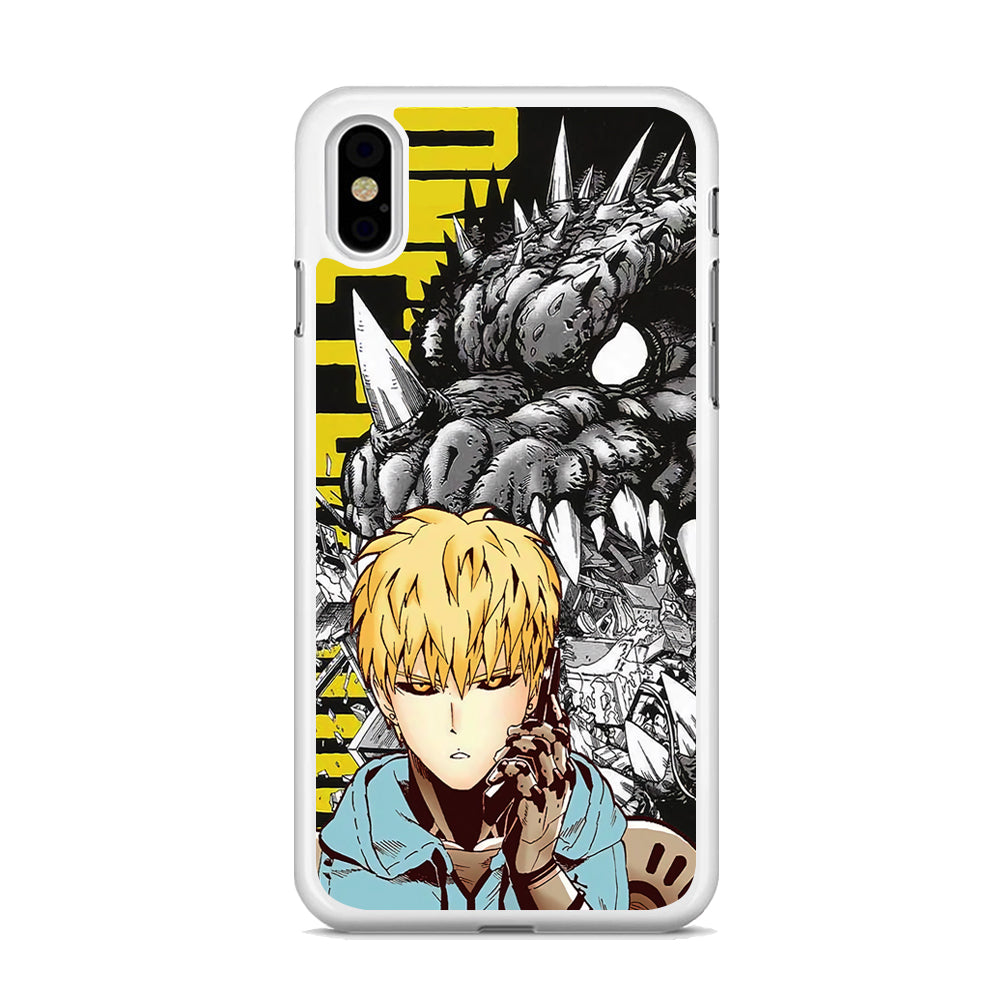 One Punch Man Genos Call Scene iPhone X Case