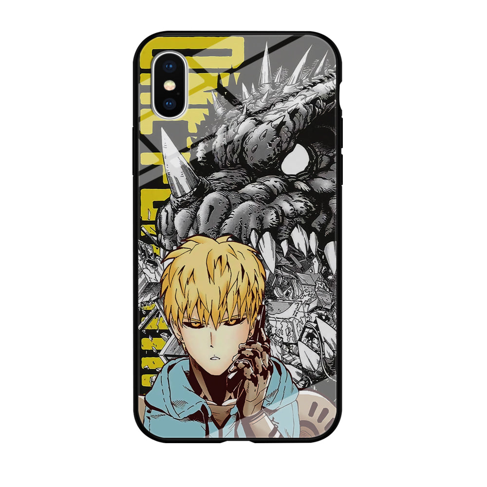 One Punch Man Genos Call Scene iPhone X Case