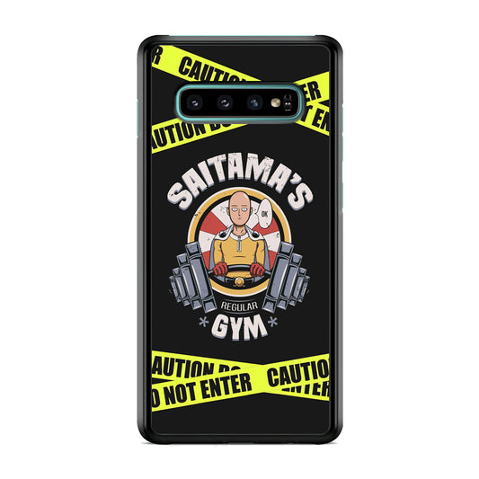 One Punch Man Saitama Gym Samsung Galaxy S10 Case