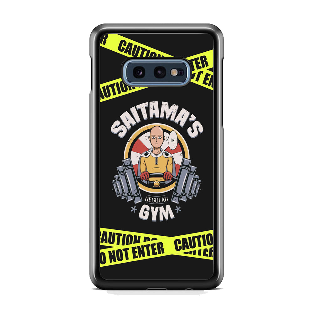 One Punch Man Saitama Gym Samsung Galaxy S10E Case
