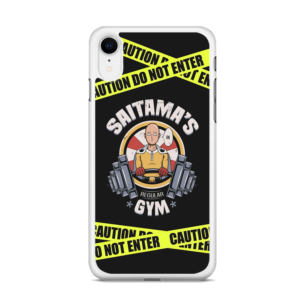 One Punch Man Saitama Gym iPhone XR Case