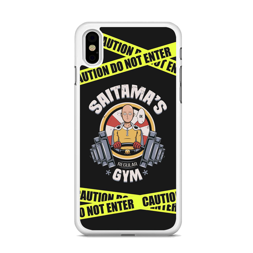 One Punch Man Saitama Gym iPhone X Case