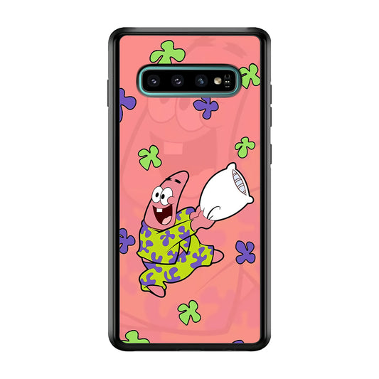 Patrick Star Sleeping Time Samsung Galaxy S10 Case