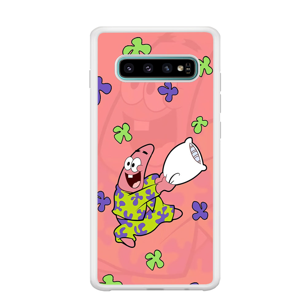 Patrick Star Sleeping Time Samsung Galaxy S10 Case