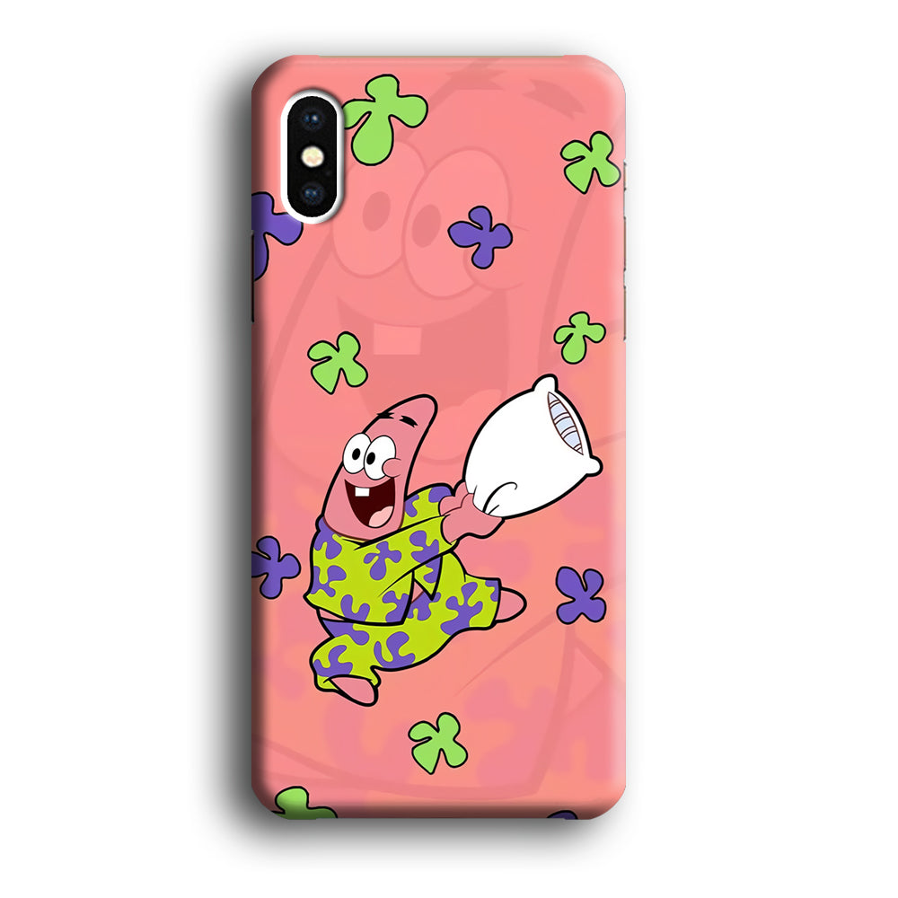 Patrick Star Sleeping Time iPhone XS Case