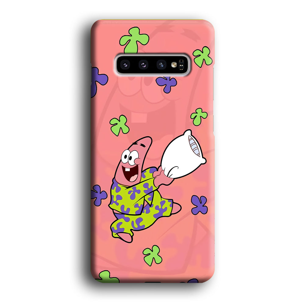 Patrick Star Sleeping Time Samsung Galaxy S10 Case