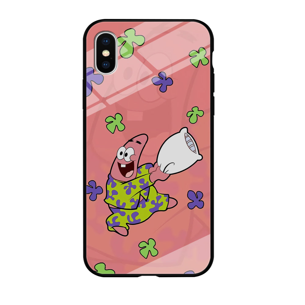 Patrick Star Sleeping Time iPhone XS Case