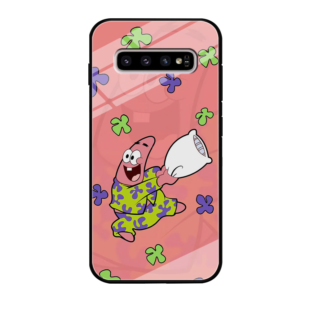 Patrick Star Sleeping Time Samsung Galaxy S10 Case