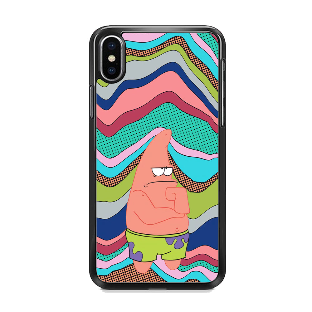 Patrick Still Bad Mood iPhone X Case