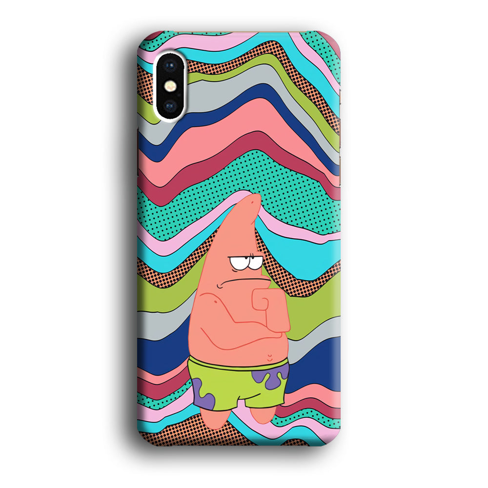 Patrick Still Bad Mood iPhone X Case