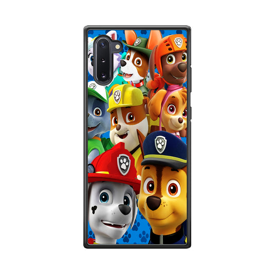 Paw Patrol Job of Team Samsung Galaxy Note 10 Case