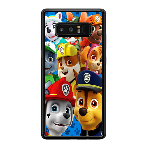 Paw Patrol Job of Team Samsung Galaxy Note 8 Case
